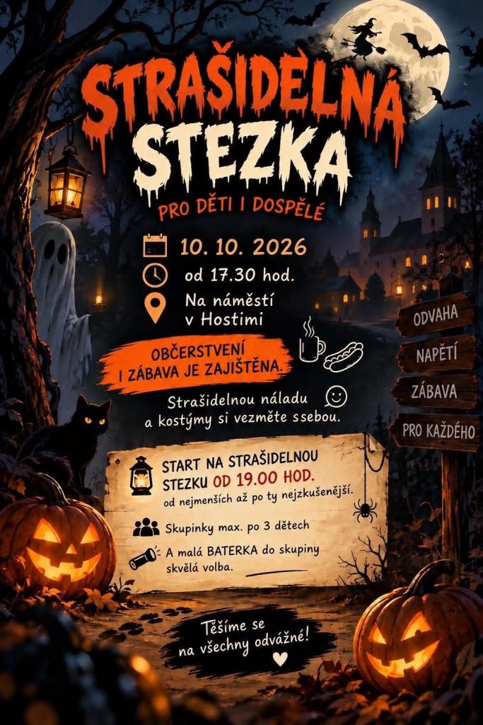 Strašidelná stezka pro&nbsp;děti i&nbsp;dospělé